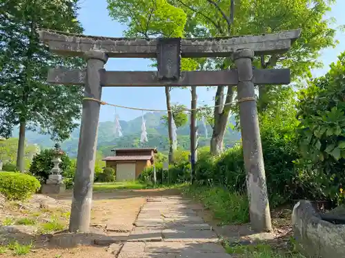 甲波宿祢神社の鳥居