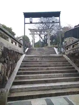 阿智神社の鳥居