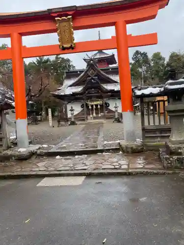 柏原八幡宮の鳥居