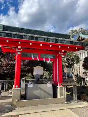 足利織姫神社の手水舎