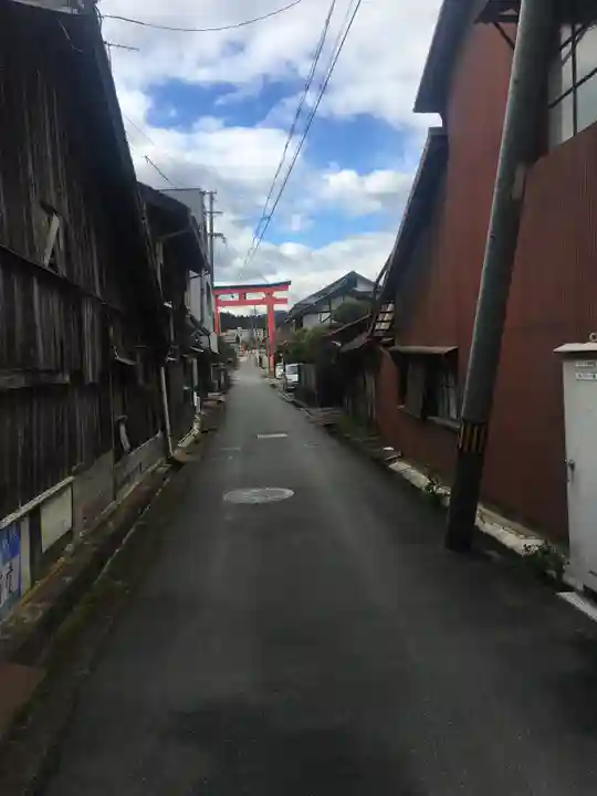 宇太水分神社の鳥居