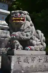 中之嶽神社の狛犬