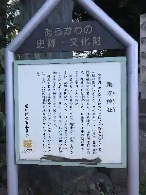 諏方神社の歴史