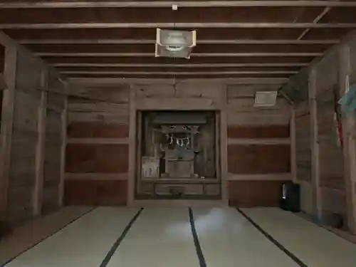 神社（名称不明）の本殿・本堂