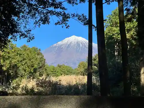 山宮浅間神社の景色