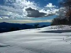 山家神社奥宮の景色