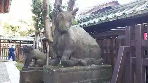 牛嶋神社の狛犬