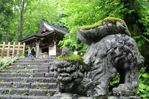 戸隠神社奥社の狛犬