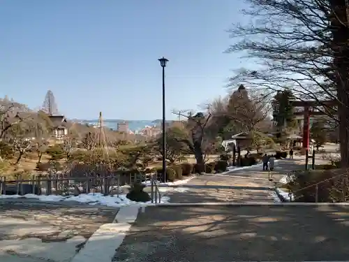 志波彦神社・鹽竈神社の景色