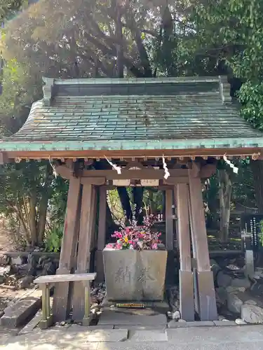 山宮浅間神社の手水