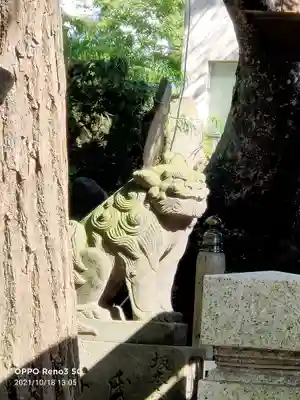 小野照崎神社の狛犬