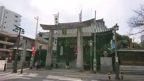 櫛田神社の鳥居