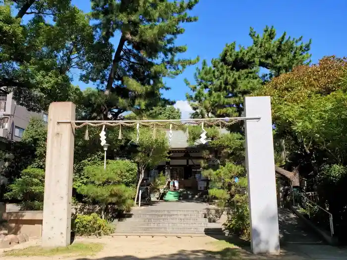 東明八幡神社の鳥居
