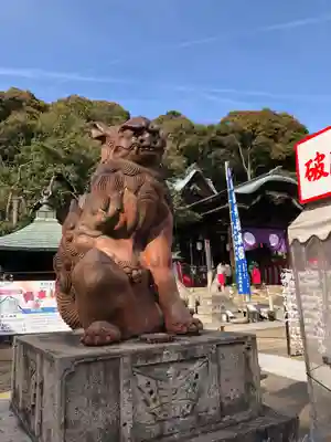由加山 由加神社本宮の狛犬