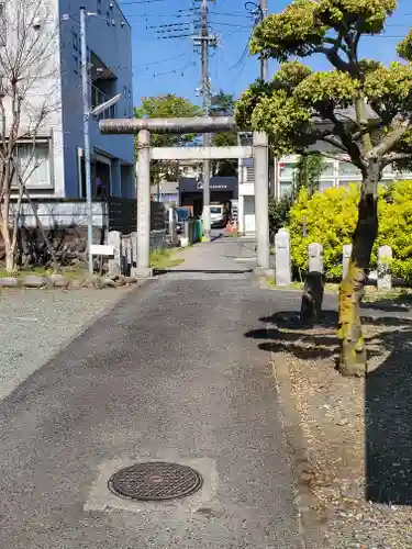 雷電神社の鳥居