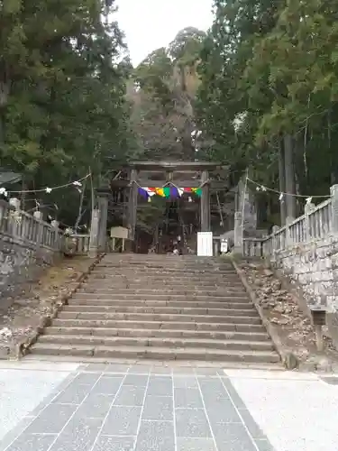 戸隠神社宝光社の鳥居