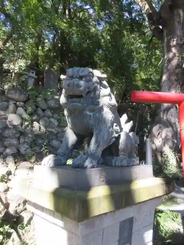 山名八幡宮の狛犬