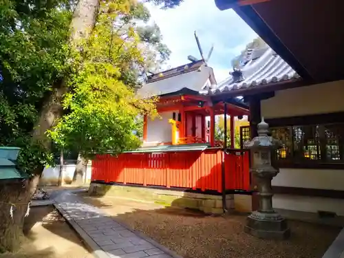 百済王神社の本殿・本堂