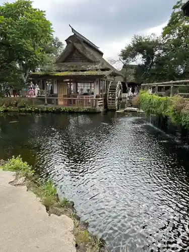 淺間神社（忍野八海）の庭園