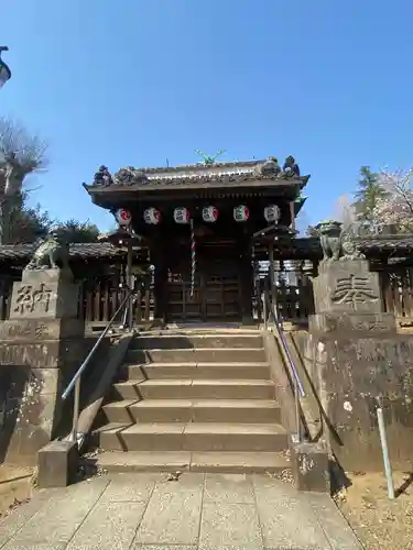 下総野田愛宕神社の山門