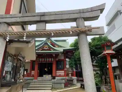 吉原神社の鳥居