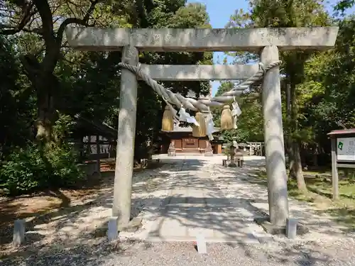 宇頭神明社の鳥居