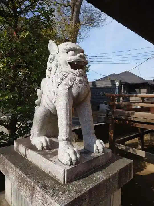 西台天祖神社の狛犬