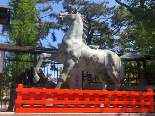 阿部野神社の狛犬