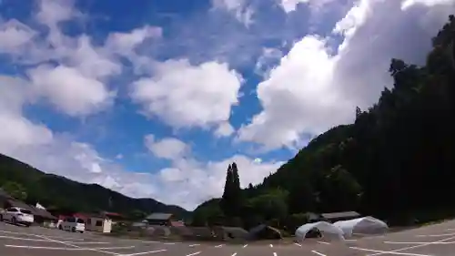 飛騨一宮水無神社の景色