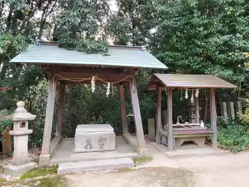 皇后八幡神社の手水舎