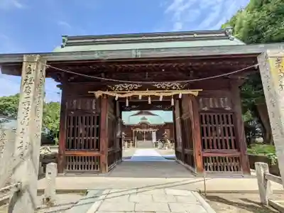 熊手八幡宮の山門・神門
