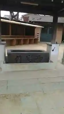 越谷香取神社の手水舎