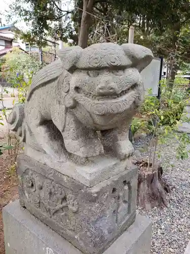 菊田神社の狛犬