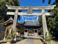 津毛利神社の鳥居