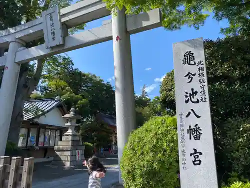 亀ケ池八幡宮の鳥居