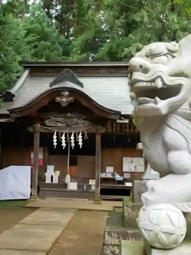 胎安神社の狛犬