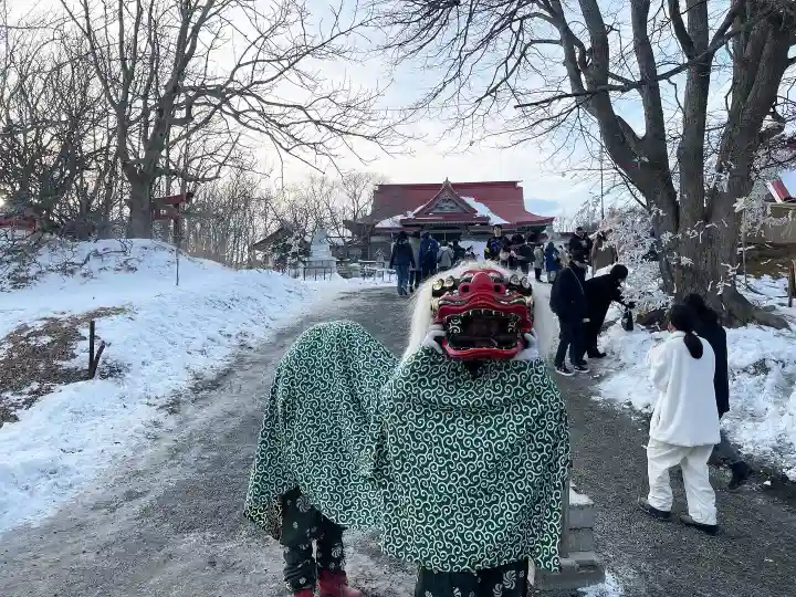 釧路一之宮 厳島神社の初詣