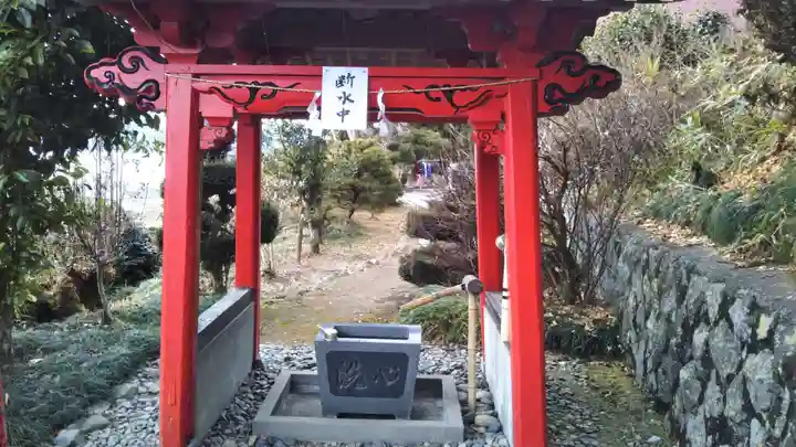 秋葉神社の手水舎