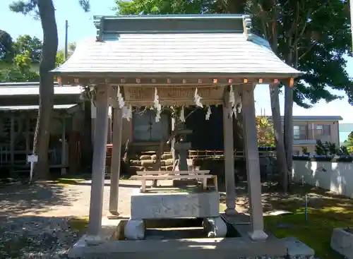 姥神大神宮の手水舎