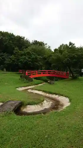 代継宮の庭園