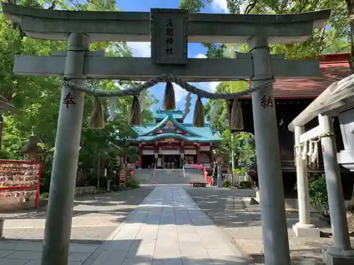 多摩川浅間神社の鳥居