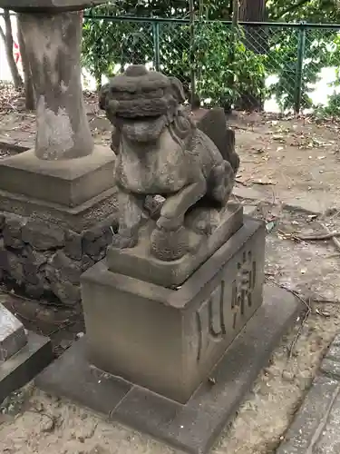 金王八幡宮の狛犬