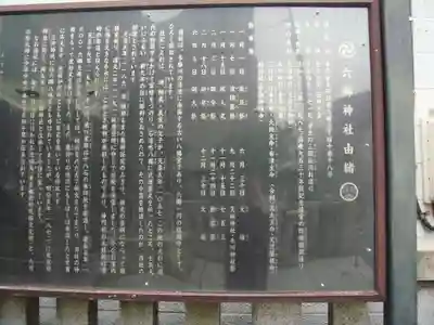 六郷神社の歴史