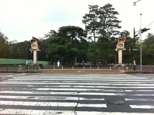 伊勢神宮外宮（豊受大神宮）の周辺