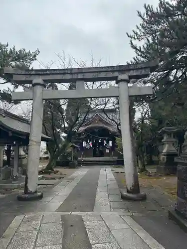 越中白山総社の鳥居