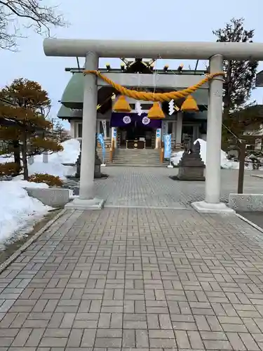 烈々布神社の鳥居