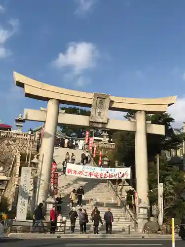 亀山八幡宮の鳥居