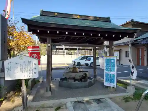 大山神社（自転車神社・耳明神社）の手水舎