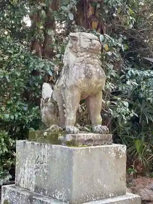 忍　諏訪神社・東照宮　の狛犬