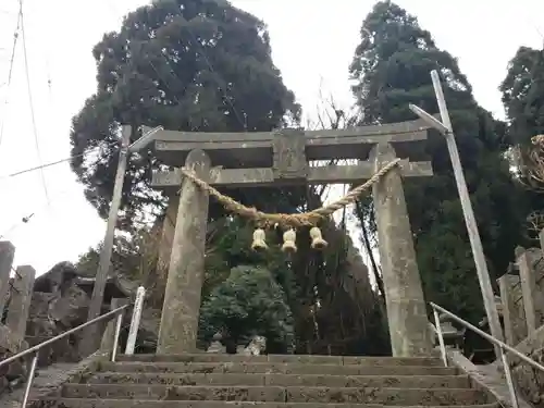 上色見熊野座神社の鳥居